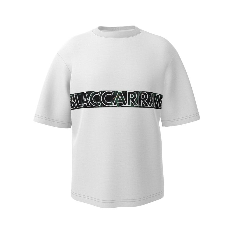 Mens Oversized Ponte Hoop T-Shirt