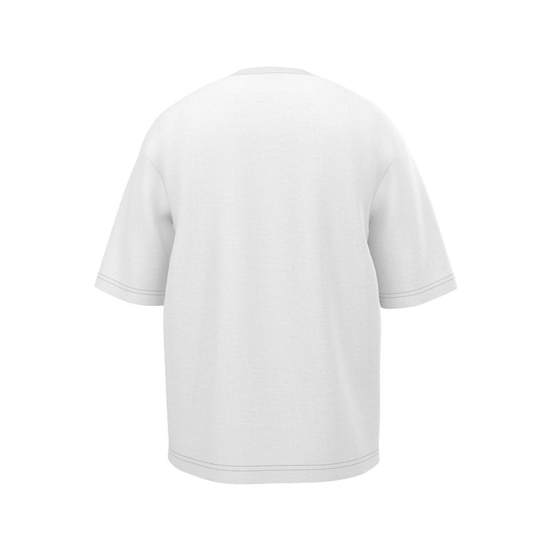 Mens Oversized Ponte Hoop T-Shirt