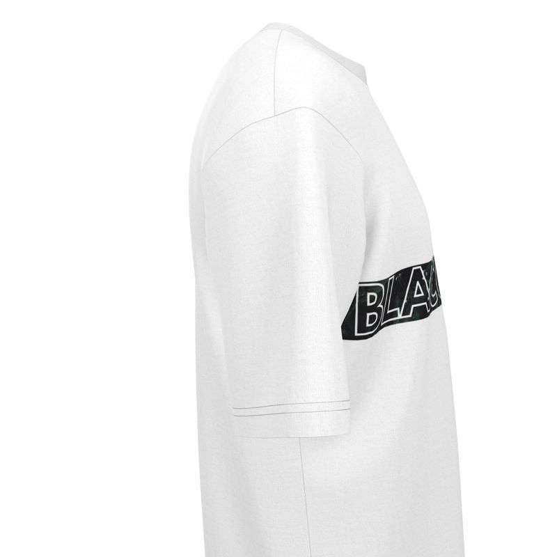 Mens Oversized Ponte Hoop T-Shirt