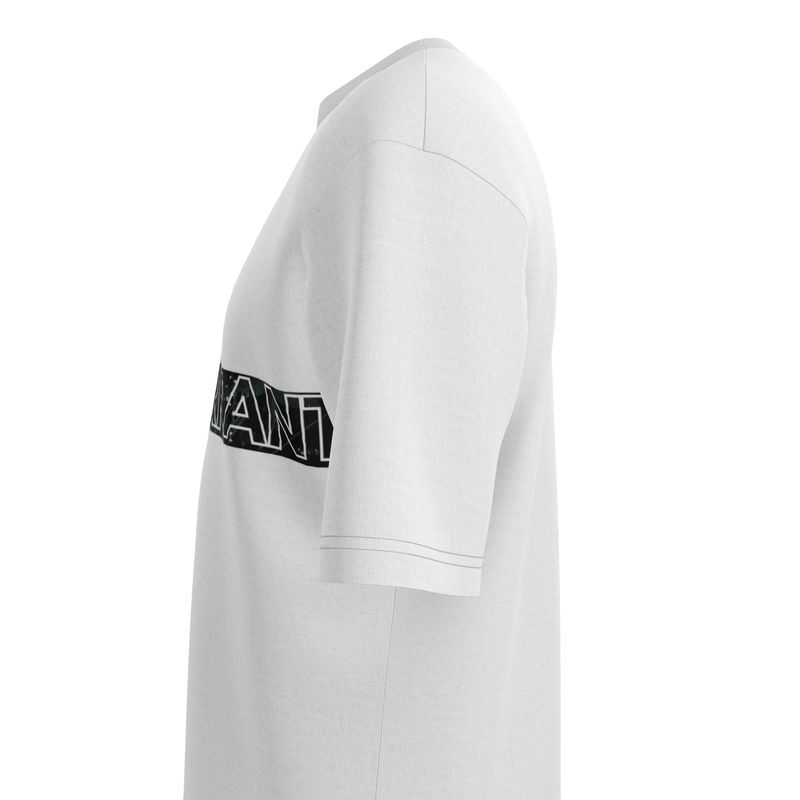 Mens Oversized Ponte Hoop T-Shirt