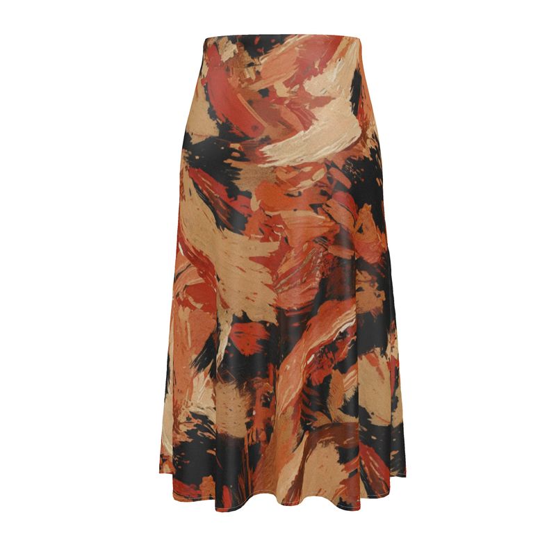 Midi Skirt | A-Line High-Rise Skirt