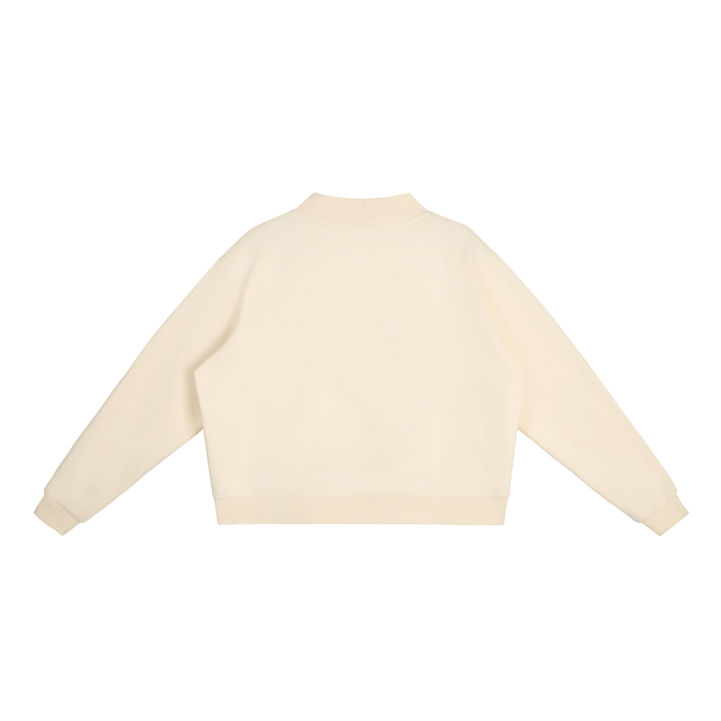 Women's Fleece Neck Crew Sweatshirt