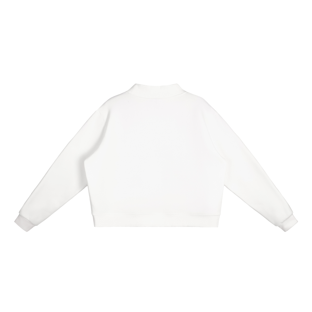 Women's Fleece Neck Crew Sweatshirt