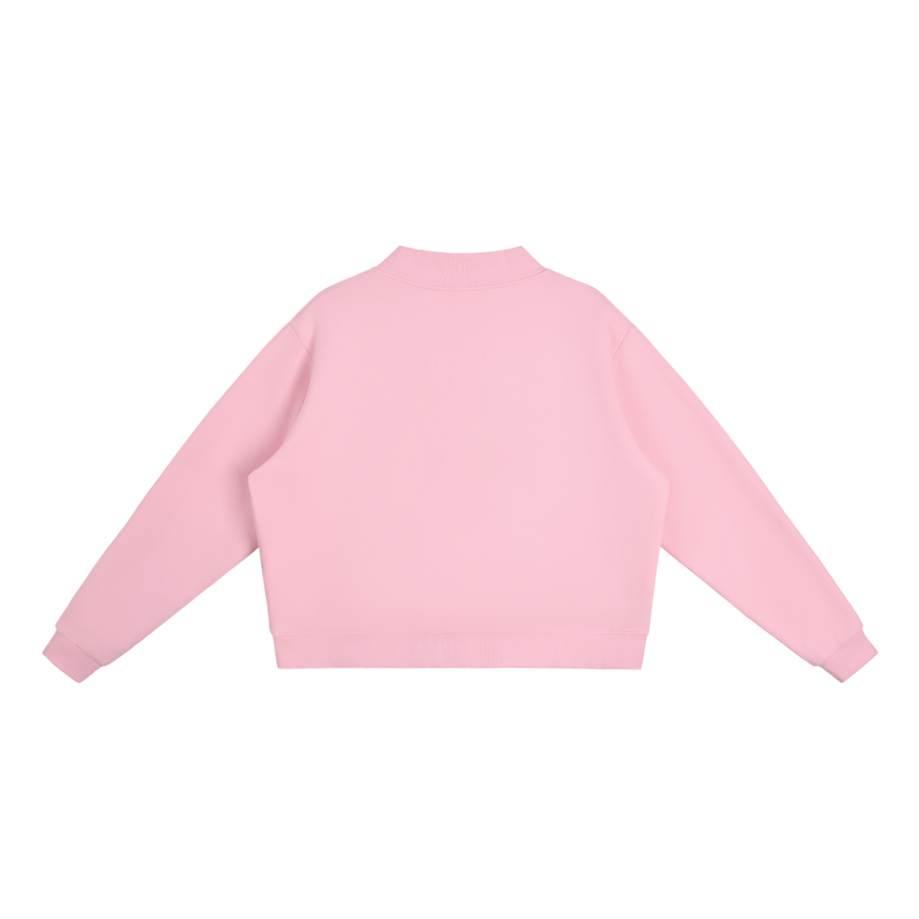 Women's Fleece Neck Crew Sweatshirt