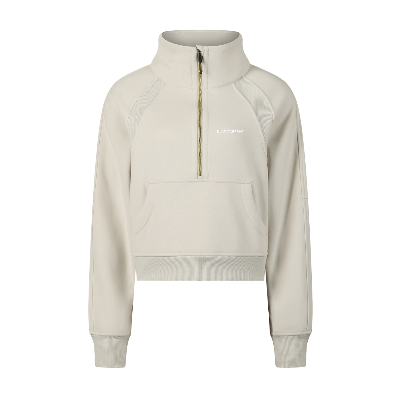 Women's Cropped Half-Zip Sweatshirt