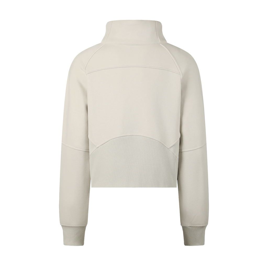 Women's Cropped Half-Zip Sweatshirt