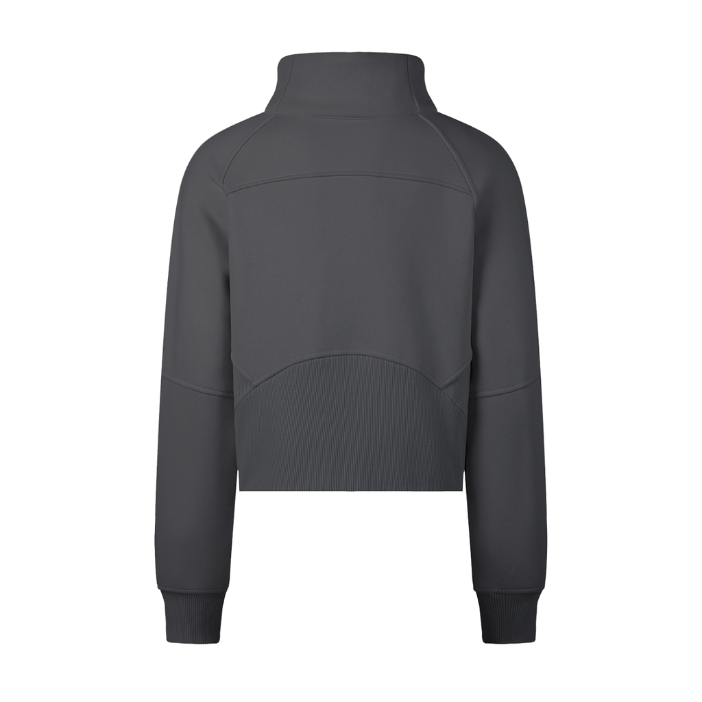 Women's Cropped Half-Zip Sweatshirt