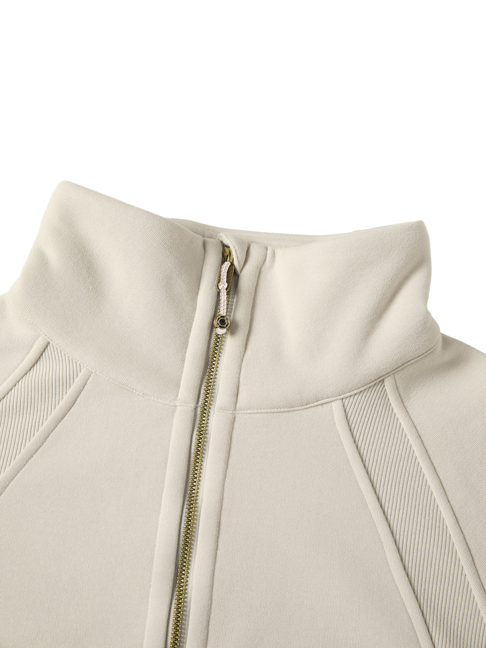 Women's Cropped Half-Zip Sweatshirt