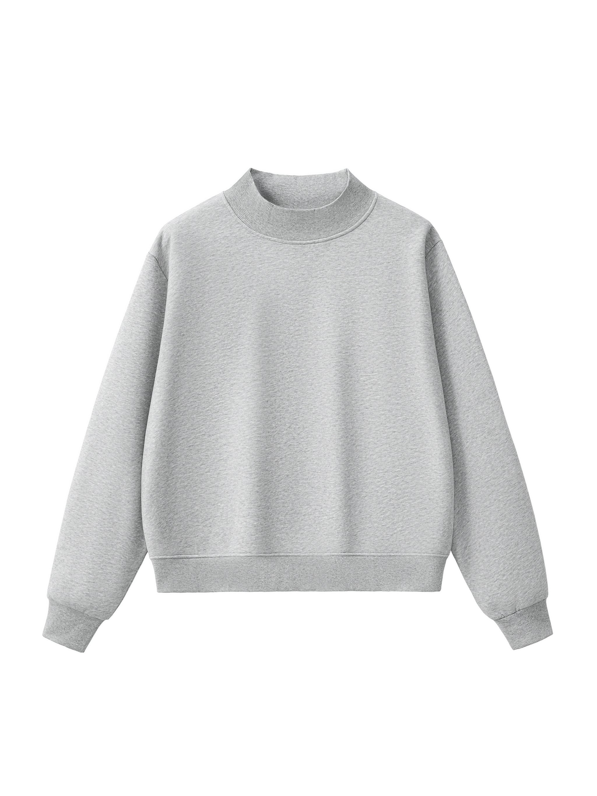 Women's Fleece Neck Crew Sweatshirt