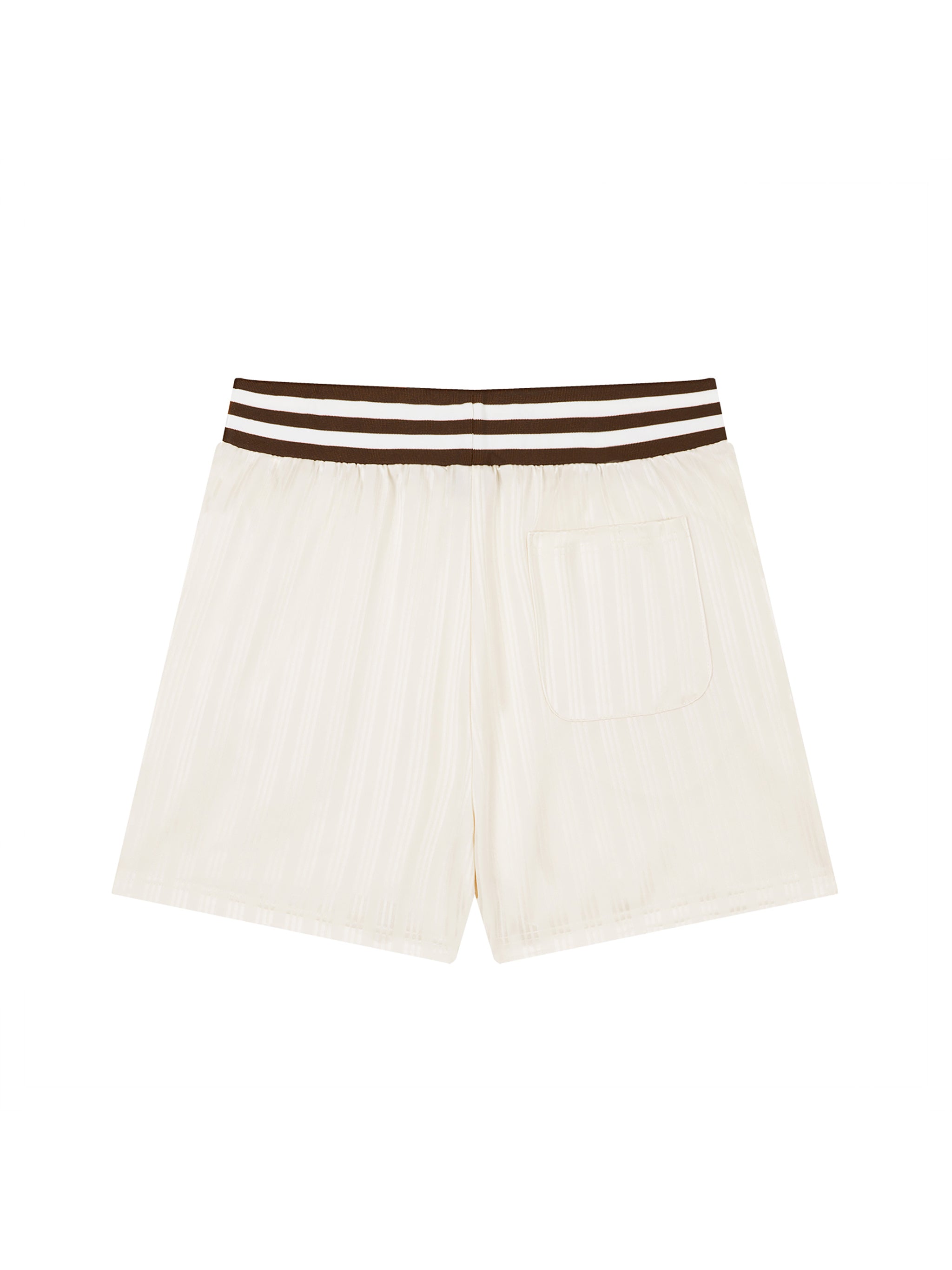 Unisex Striped Drawstring Shorts